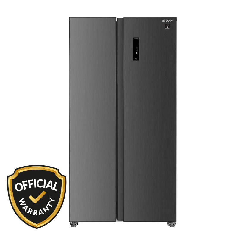 Sharp 599 Liters 2-Door Side by Side Inverter Refrigerator - Dark Inox (SJ-ESB691X-DX)