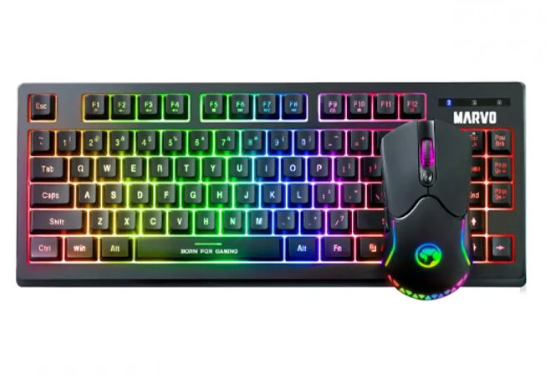 Marvo KW516 Wireless Mouse and Keyboard Gaming Combo- Pickaboo